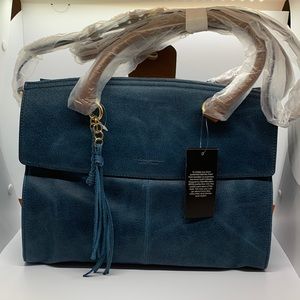 Tignanello Italia Leather Convertible Satchel Handbag - Carson